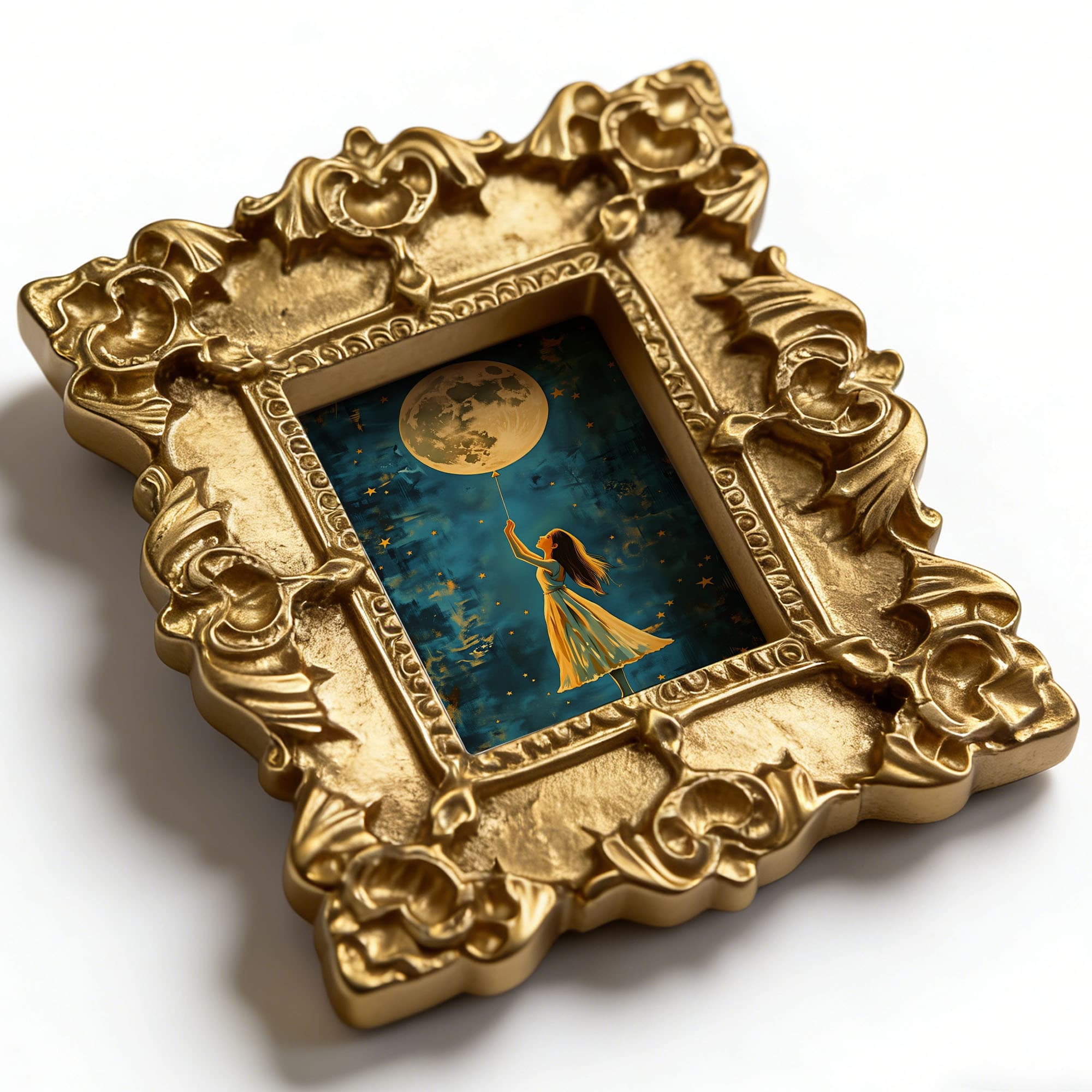 TEMU A Single Magnetic Fridge Magnet Featuring A Whimsical Moon Design, Perfect For A Night Sky Touch To Your Kitchen Decor. This Artistic Piece Serves As A Fun Accent And For A Idea, For Easter