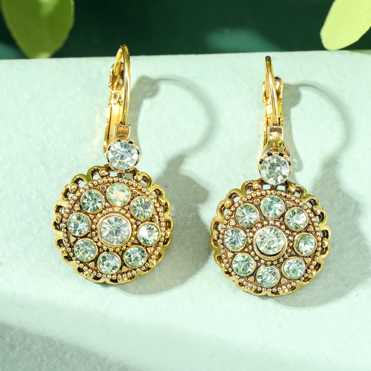 TEMU 2pcs Bohemian Fashion Earrings Vintage Earrings - For Women Earrings Couple Earrings Graduation Season Christmas Gifts Year Round Everyday Decoration Vintage Art Deco Earrings