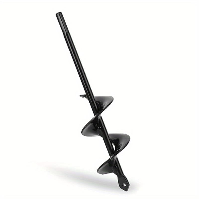 TEMU Heavy-duty Metal Auger Bit For Gardening, Designed For Planting Bulbs And Bedding Plants, Featuring A Hex Drive For Drill