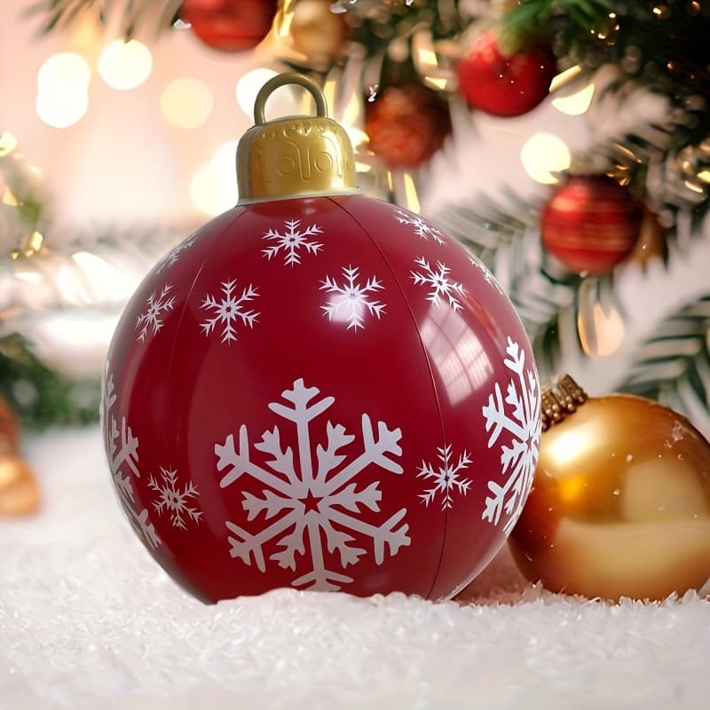 TEMU 1pc Christmas Yard Decoration Inflatable Balloon