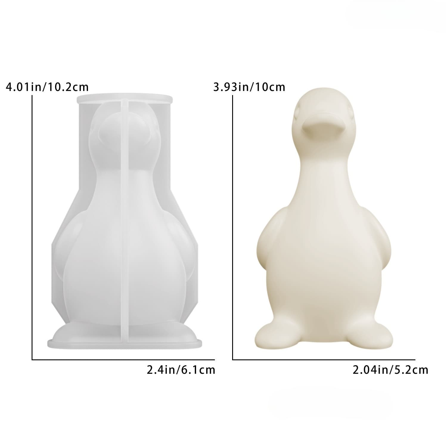 TEMU Diy Resin Silicone Mold Suitable For Epoxy Resin & Plaster - Shape With Round Base & Detailed Body For Soap Making, Making, Bath Molds, Crafts, Plaster Home Decor,