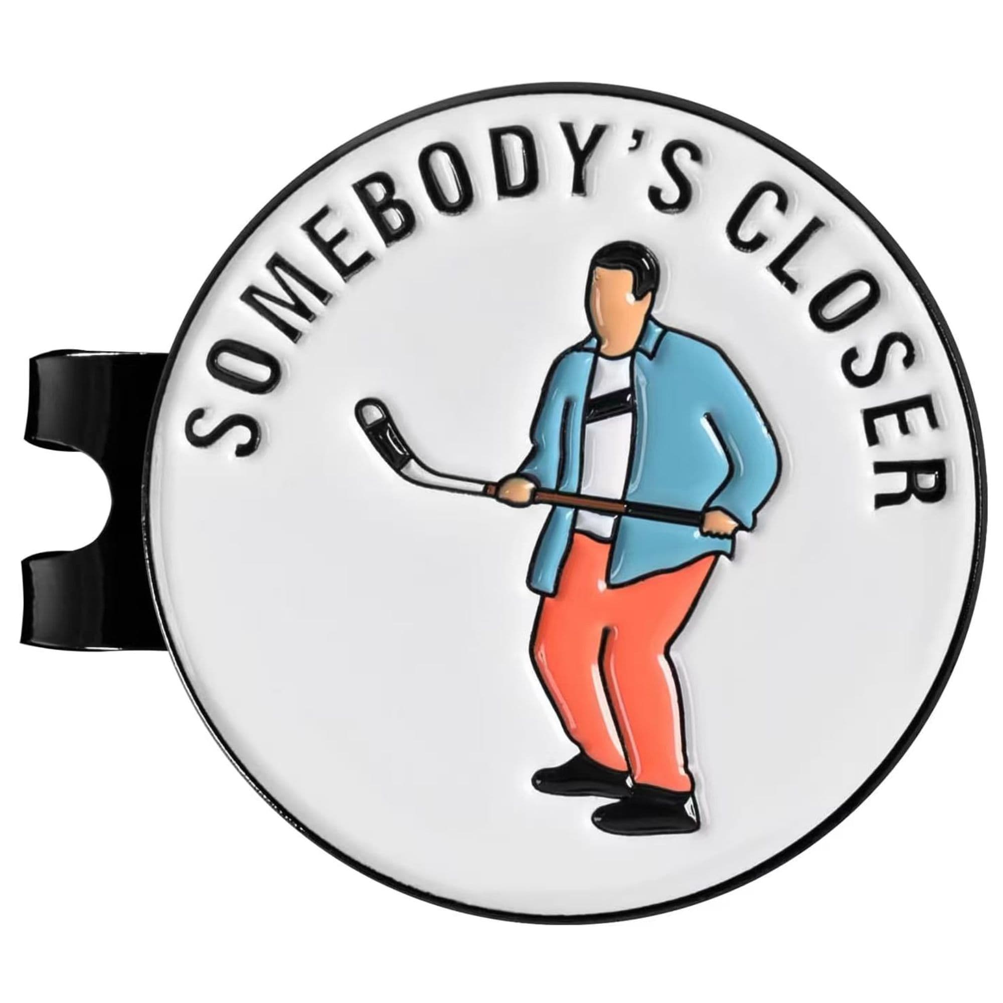 TEMU Humorous Golf Ball Marker Featuring A Happy Gilmore Design, This Magnetic Accessory Is Ideal For Men And Women Golfers. A Gift For Golf Enthusiasts, Making It A Perfect Christmas Present