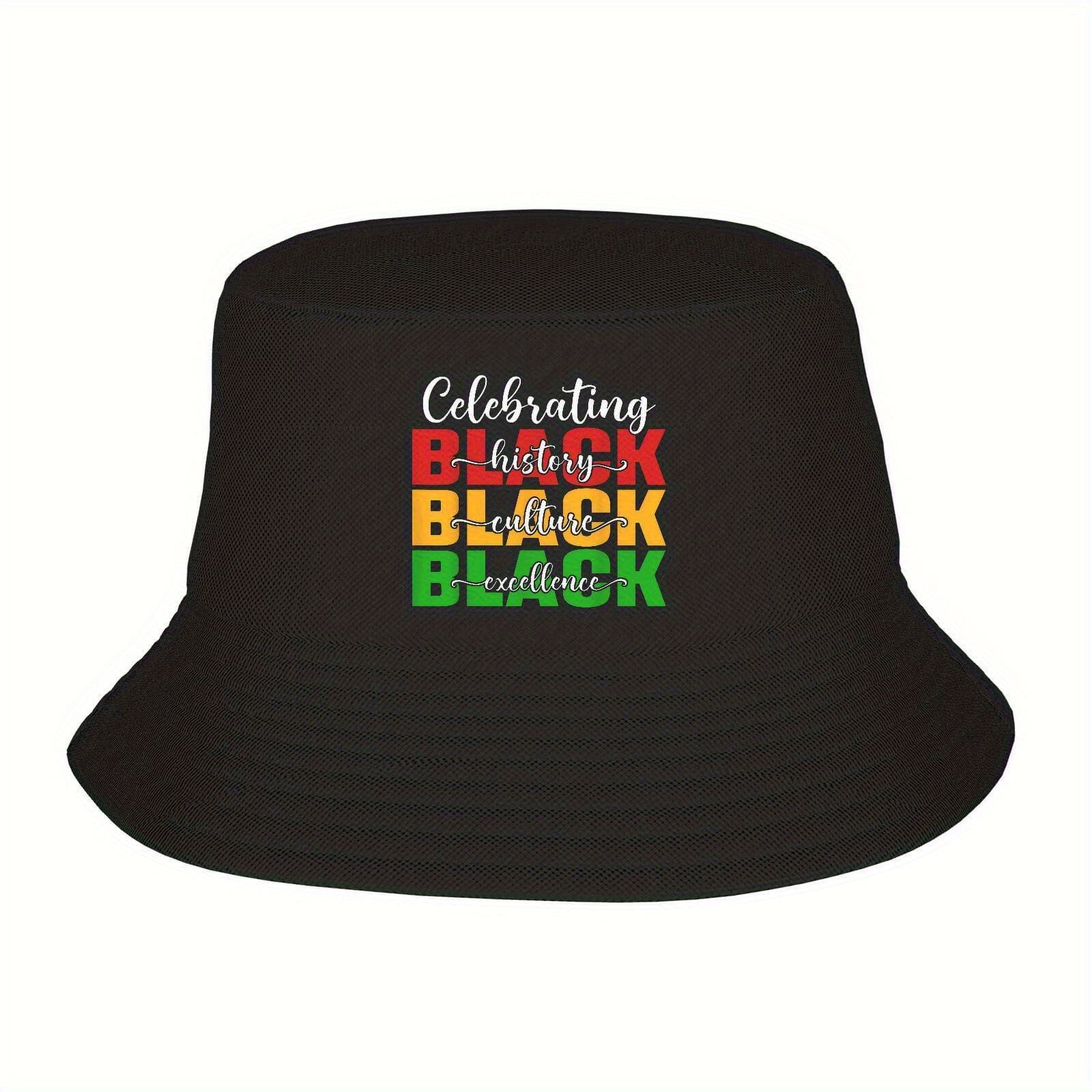 TEMU Black History Month African American Men And Women Bucket Hat Humorous Hat