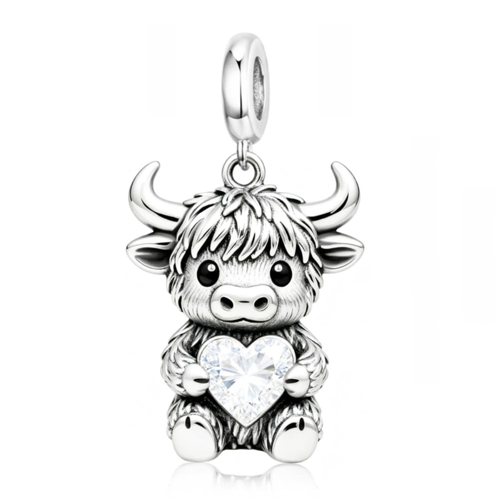 TEMU 1pc Silvery Plated Copper Cute Pendant Suitable For Jewelry Making Bracelets Or Necklaces For Daily Wear Or Holiday/birthday Gifts