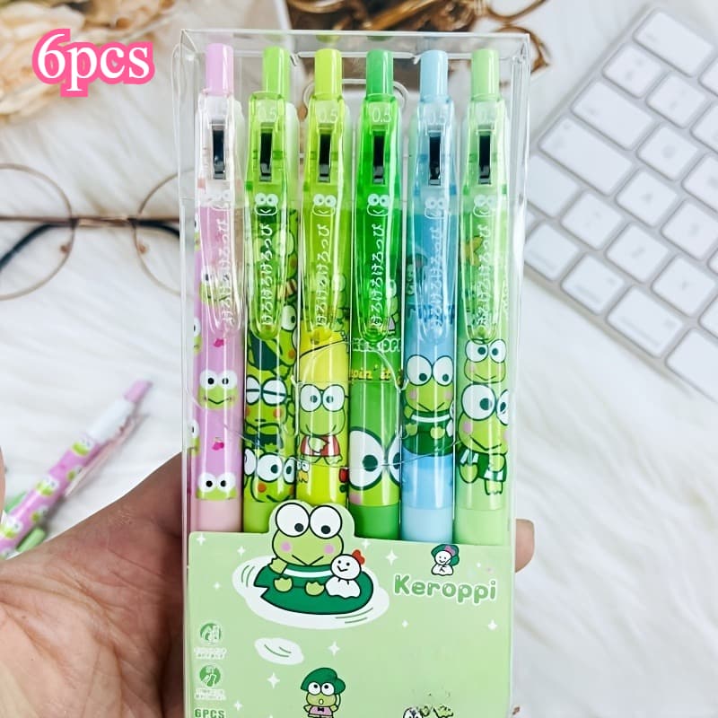 TEMU Neutral Pen Press Pen, A High Level Frog Good-looking Pen 0.5mm Black Neutral Pen St Good Writing Brush Pen Signature Pen
