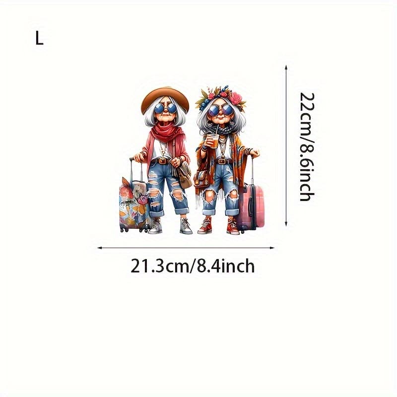 TEMU 2 Stylish , Washable Heat Transfer Sticker, Suitable For Short Sleeve T-shirts, Sweatshirts, Pillows, Backpacks, Handbags, Patches, Crafts, Gifts, Party Decorations Diy Iron-on Decals