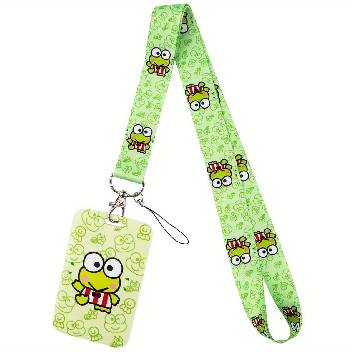 TEMU Lanyard Keychain Id Credit Card Cover Pass Mobile Phone Charm Neck Straps Badge Holder Key Holder Accessories