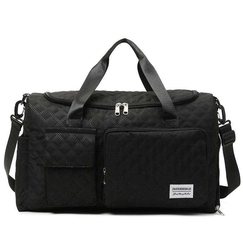 TEMU Tote Bag In Large & Small Sizes - Multi-functional Shoulder & Crossbody Handbag With Dry-wet Separation Compartments And Double-side Pockets, Ideal For Travel And Fitness.