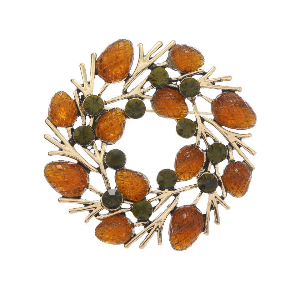 TEMU Classic Fashion Garland Pin Vintage Elegant Personality Men Women Wedding Party Brooch
