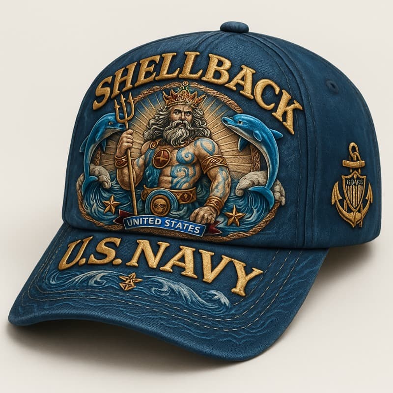 TEMU Navy Patriotic | 250th Anniversary Eagle Lettering Adjustable Unisex, Polyethylene And