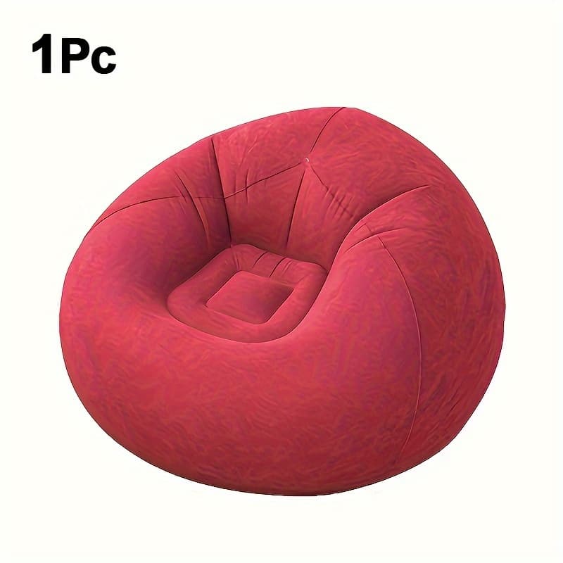 TEMU 1pc Soft Comfortable Soybean Bag Chair, Inflatable Sofa Outdoor, Lazy, Tatami Chair, Sofa Cover, Living Room, Office, Outdoor Picnic Camping, Father's Day