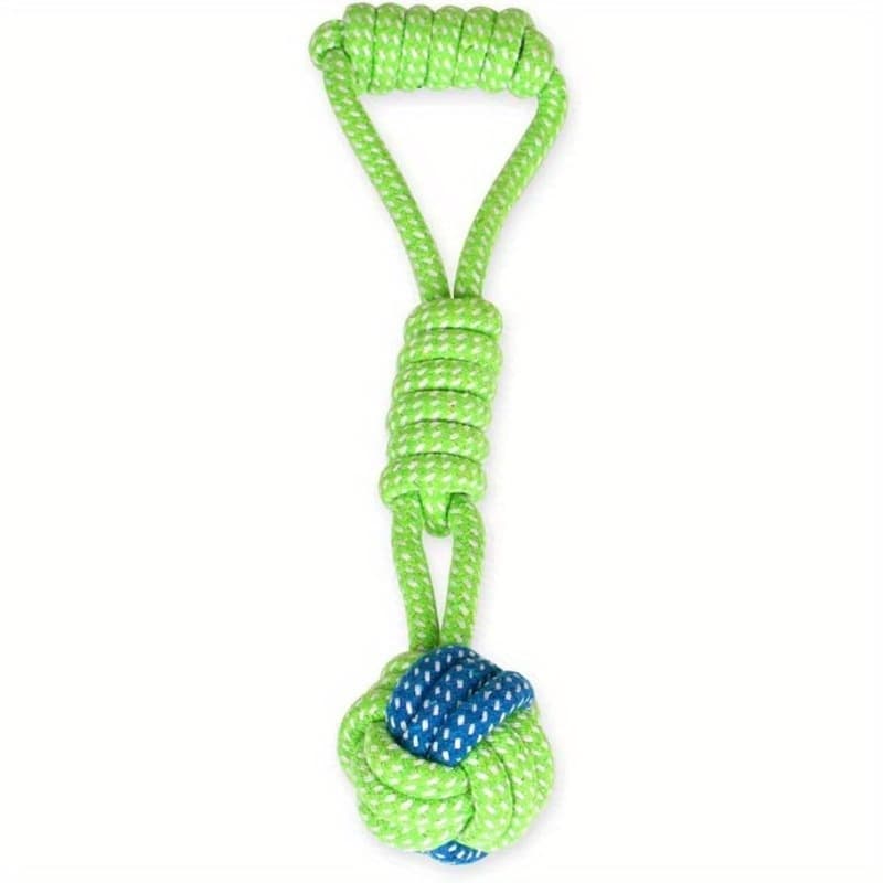 TEMU Dog Rope Knot Toy, Interactive Chew Rope Ball Toy Washable Durable Small Medium Dog Training Teeth Cleaning