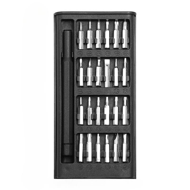 TEMU 25pcs Precision Screwdriver Set, Multi-functional Repair Tool, Multiple Models , Suitable For Disassembling Mobile Phones And Tablets, And Everyday Use.