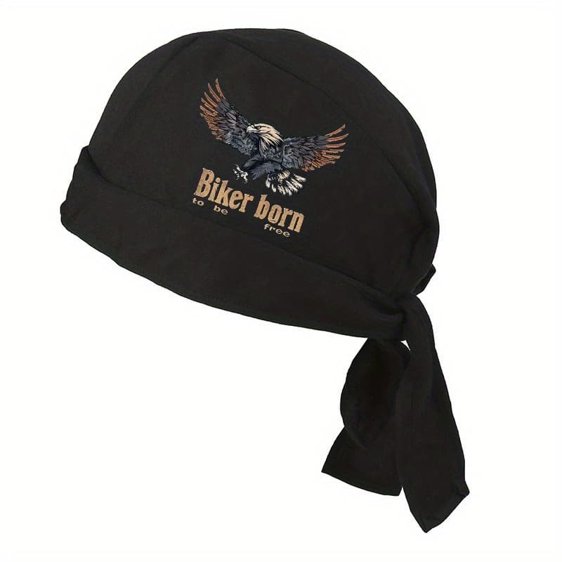 TEMU 1pc Eagle Pattern Print Pirate Bandana, Breathable Quick Drying Running And Cycling Pirate Wrap