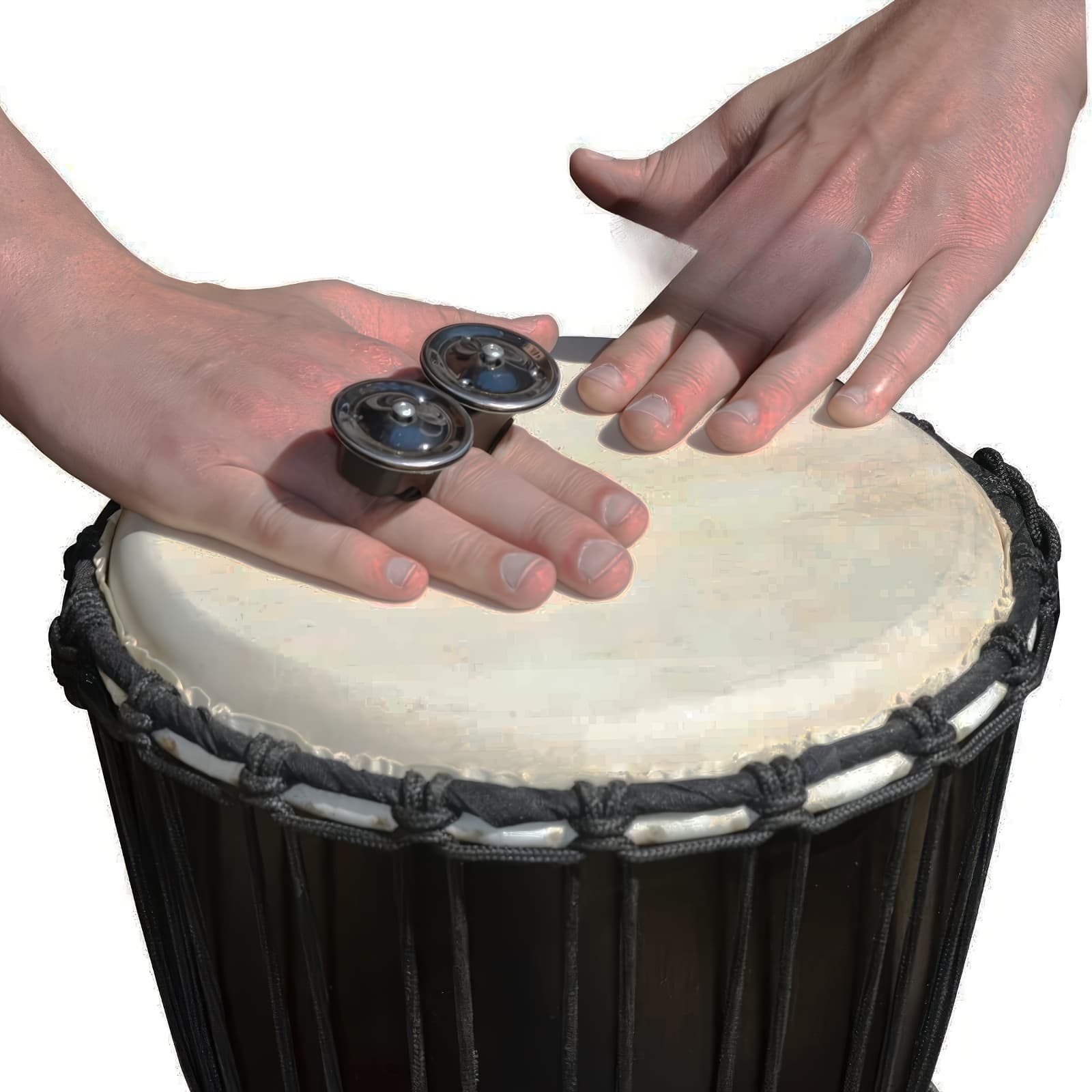 TEMU 1pc Finger Cymbals Bell Finger Bell Finger Ringing Board Hand Rattle Percussion Instrument