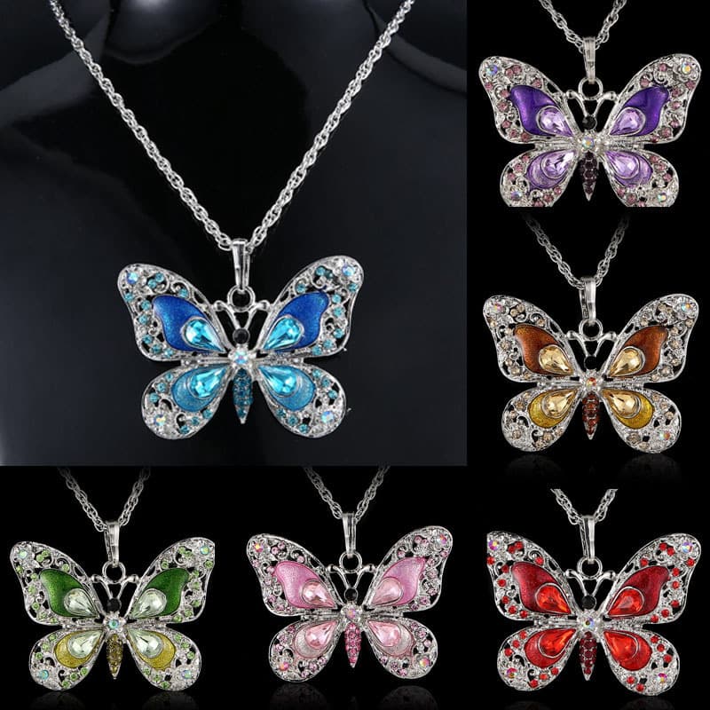 TEMU 6pcs Vintage Pendant Long Necklace, Multi-colored Necklace Sweater Chain, Ideal Jewelry Gifts For Christmas Party & New Year For Women Girls, Suitable For Daily Clothing Accessory