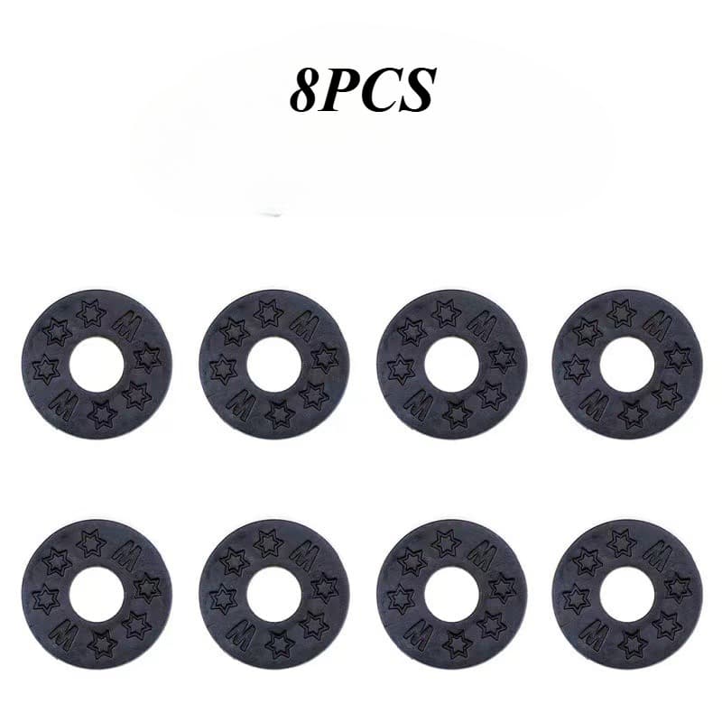TEMU Set Of 8 Rubber Safety Locks For Guitar Straps, Suitable For , Ukulele, Acoustic, Classic, And Electric Guitar Additions