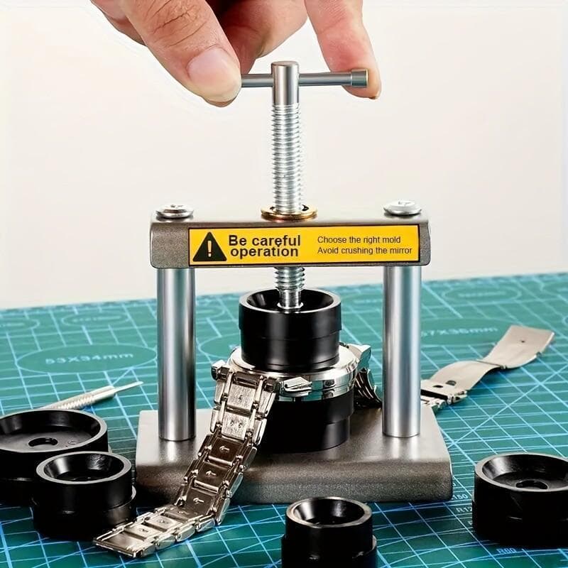 TEMU 22pcs Professional Watch Press Kit For Closing Watch Cases, Including Tools And Additions For Watch Repair And Watchmaker Dies