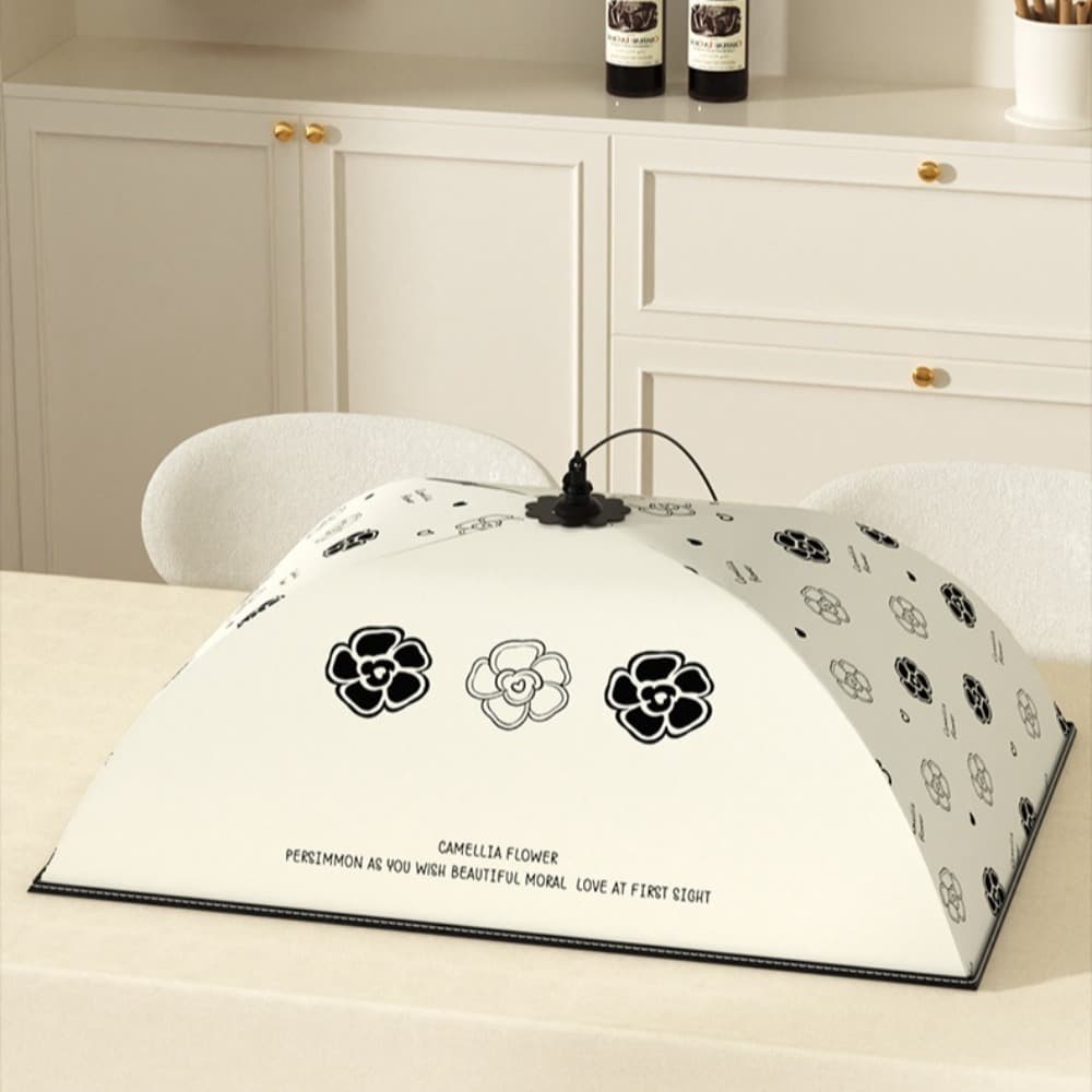 TEMU Foldable Food Cover | Insulated Dish Warmer Food , Pop- Tent For Dining Table, Perfect For , Winter Meals, And Holiday , Made Of Pet