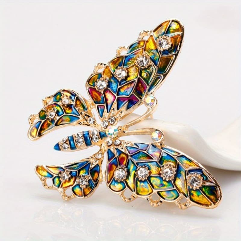 TEMU Gorgeous Colorful Brooch -
