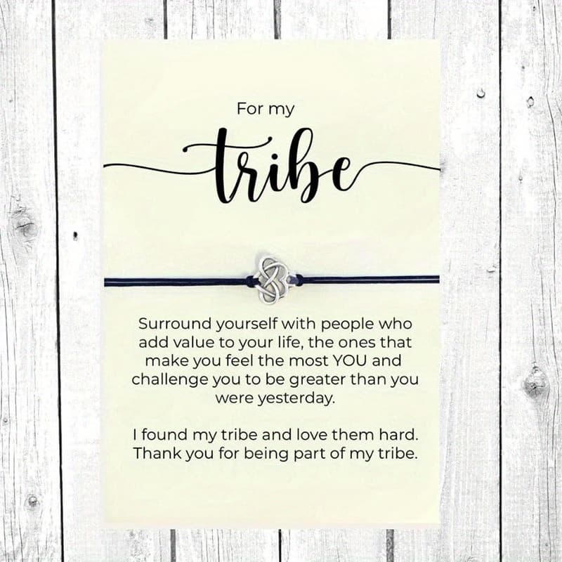 TEMU 1pc Bff Gift, Friendship Card, Pendant Bracelet For Best Friend