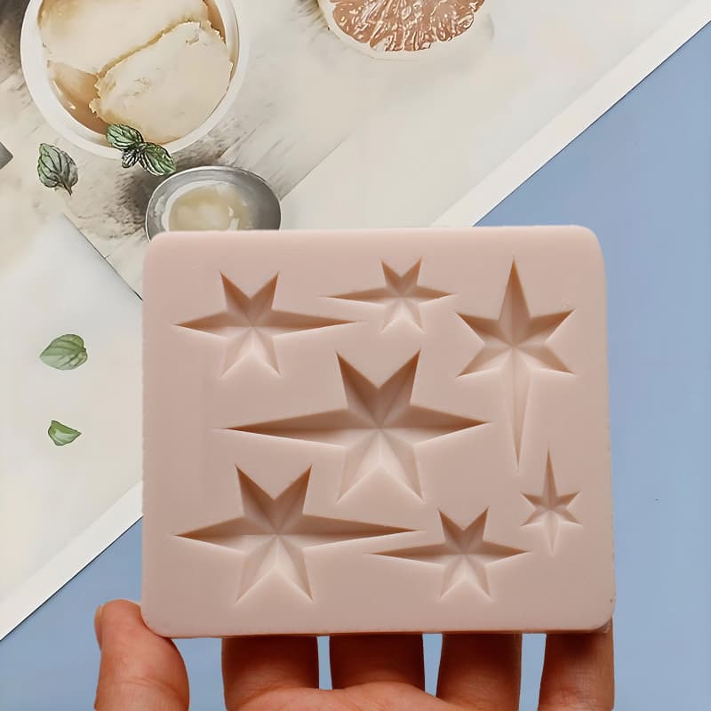 TEMU Star-shaped Silicone Molds For, Molds, Wax Candles, Suitable For Candle Making