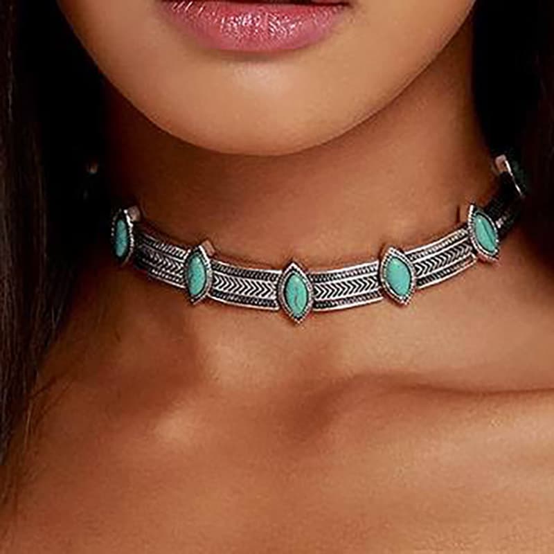 TEMU 1pc Fashion Retro Design Neck Chain Style, Vacation-themed, Personalized Short Choker
