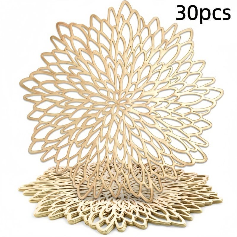 TEMU 30pcs Coasters - , Durable And Easy To Clean Insulation Mat, Anti-scald Coaster, Desktop Decorative Coaster, Home Decoration, Suitable For Festivals, Weddings, Parties, Afternoon Tea, And