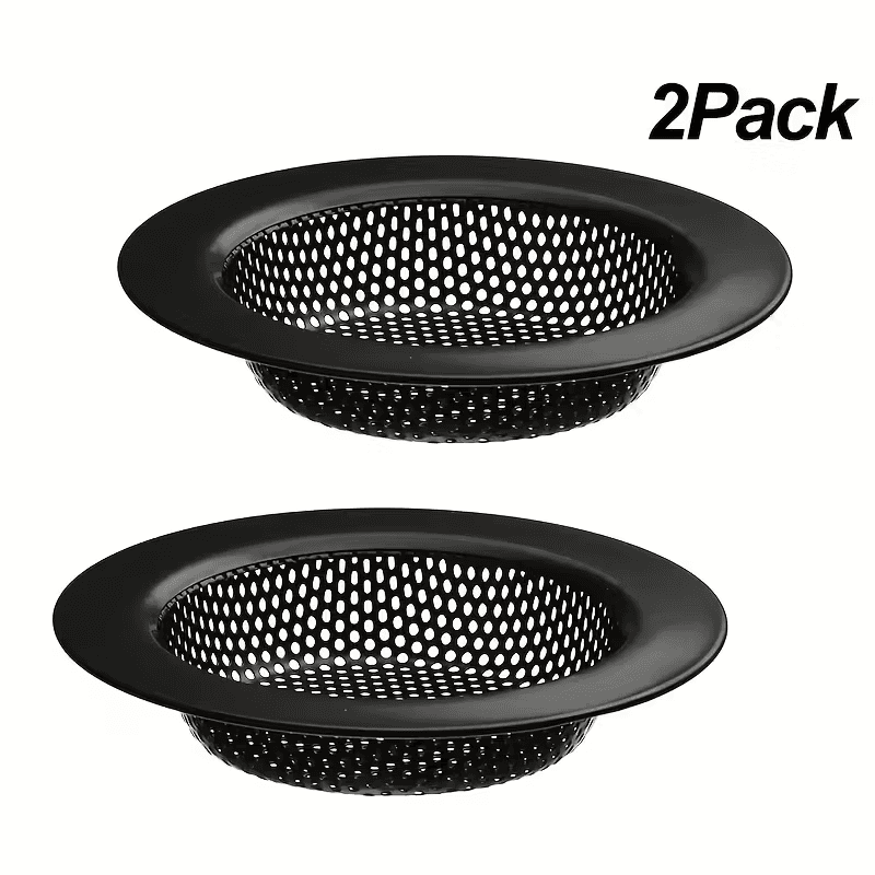 TEMU A Durable And Black Sink Strainer For Kitchens, Compatible With Most Drain Baskets, Featuring An Double-layer Safety Design, Essential For Any Kitchen