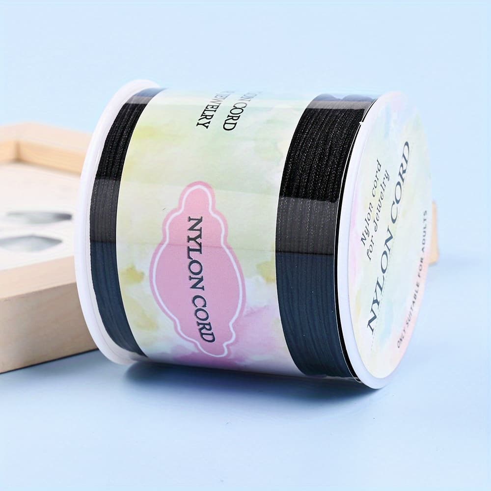 TEMU 100m/3937in Nylon Cord For Jewelry Making 0.8mm Multicolor Thread String Crods Diy Handmade Beading Jewelry Crafts Accessories