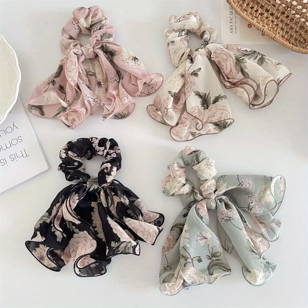 TEMU A Large Hair Band With A Floral Bow And Lock Edge, Featuring A Fabric Headpiece And Broken , Perfect For Hair Additions