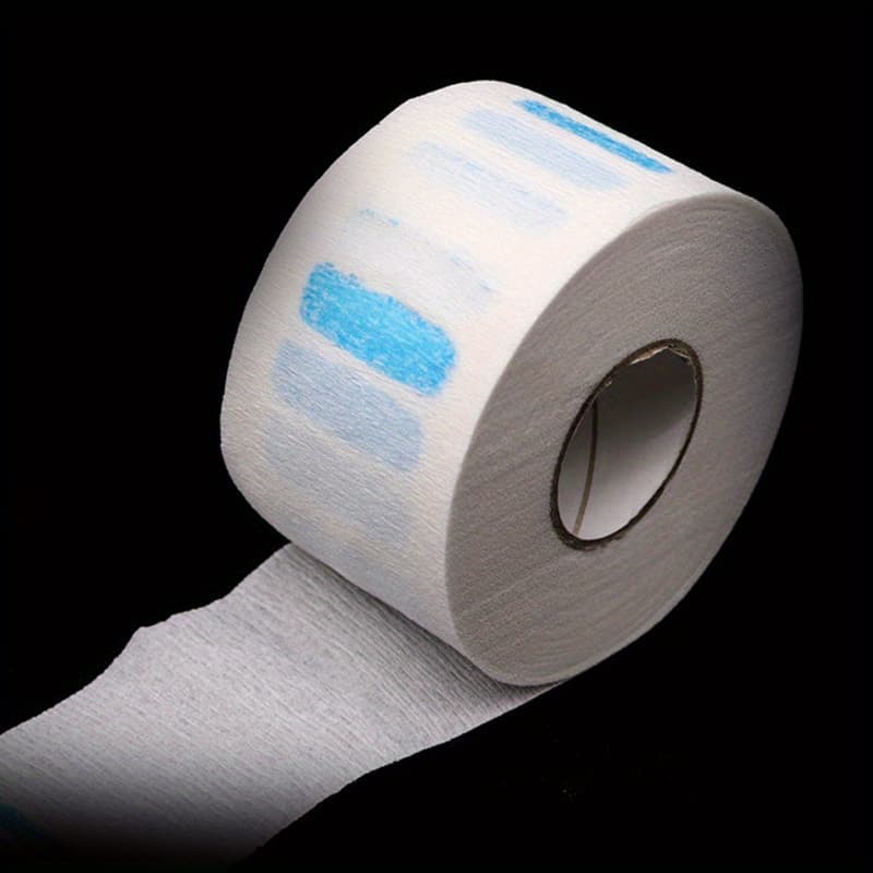 TEMU 90pcs Of Haircut Scarf Paper, Disposable Adjustable Paper Neck Strap, Barber Shop Hair Cutting Accessories Tools, Hair Dye Perm And Hair Neck Care Paper