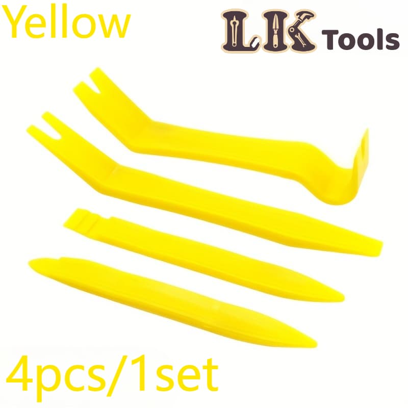 TEMU Professional Car Interior Disassembly Tool Set - Scratch-free Plastic Pry Bar, Suitable For Door Panel Clips And Fasteners