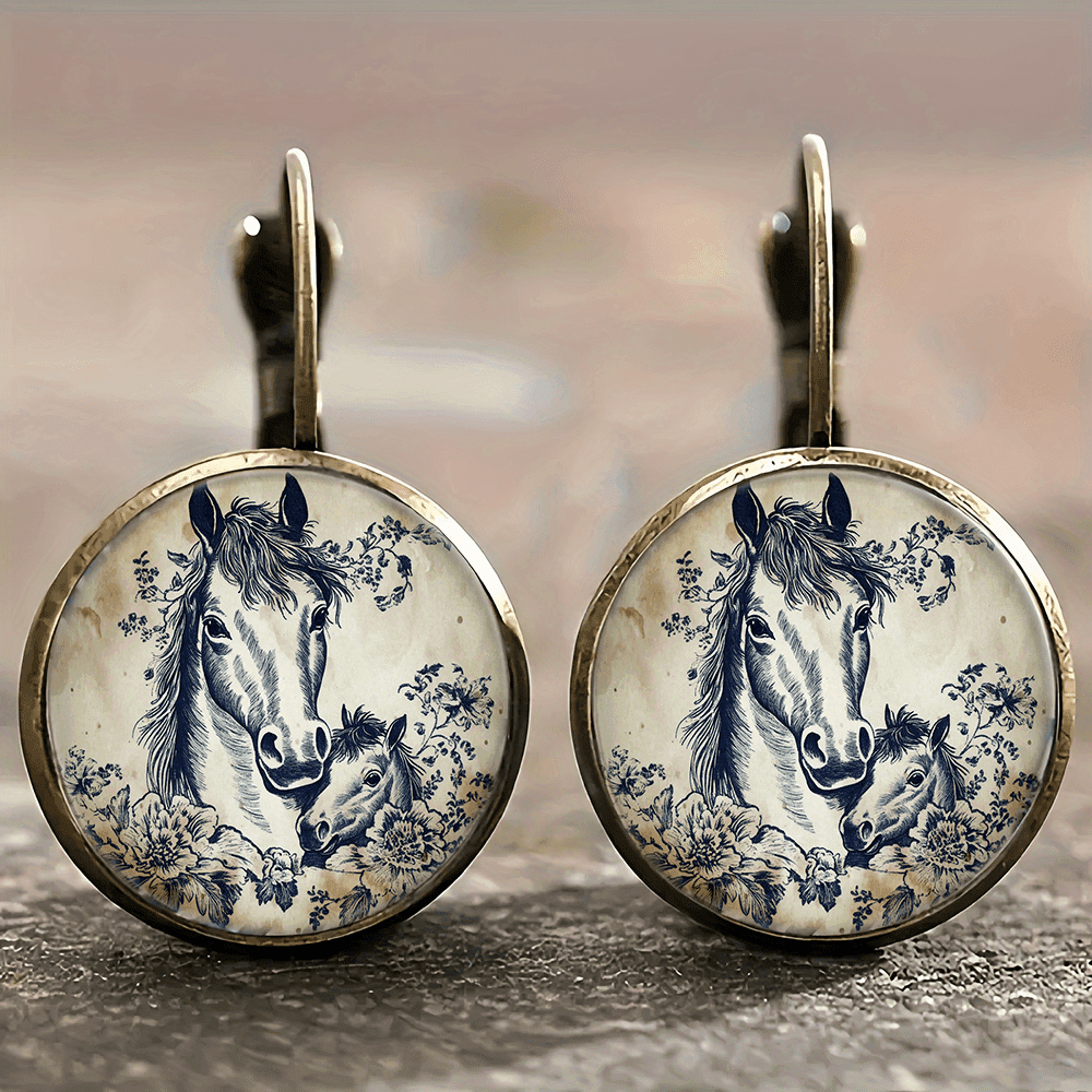 TEMU Elegantly Round Earrings Feature A Retro , Combining Style With Comfort For Everyday Use. Make A Thoughtful Gift And Help A Flair While Elevating Your Overall