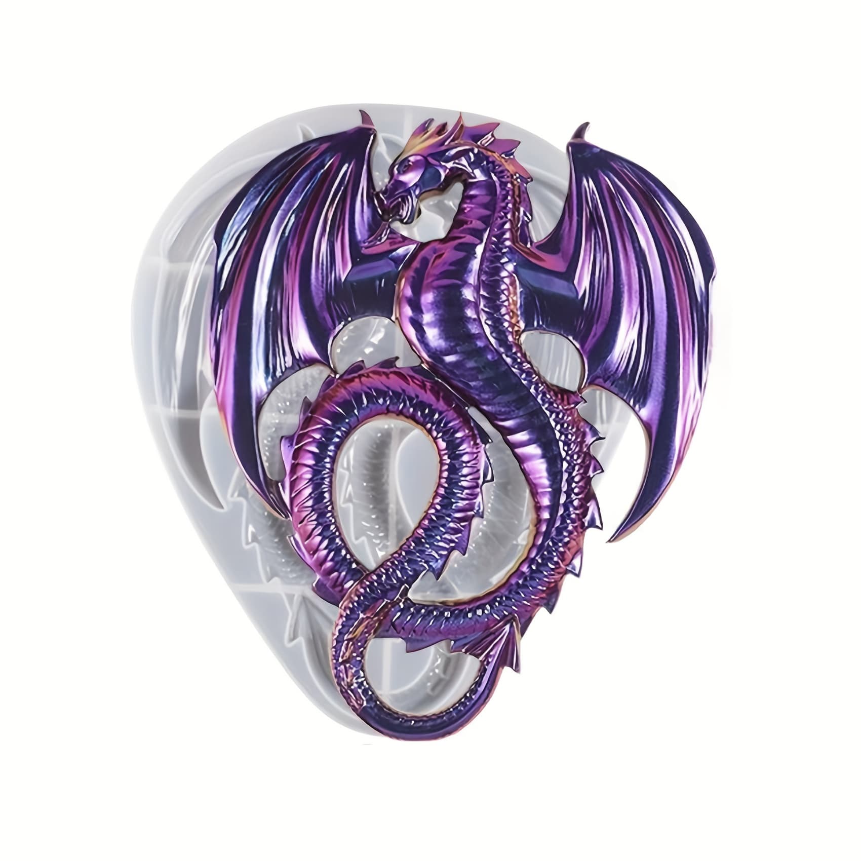 TEMU 1pc 3d Dragon Silicone Mold For Resin Casting, Diy Wall Hanging Decor, Office Ornament, Reusable Craft Material, Ideal Gift For Valentine's Day, Anniversary, Christmas,