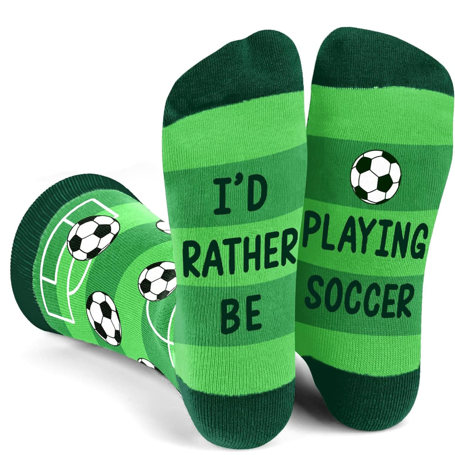 TEMU 1 Pair Soccer Sock, Fashionable, Innovative, And Interesting For Teenager, Ideal Soccer Gifts For Teenager, For Teenager