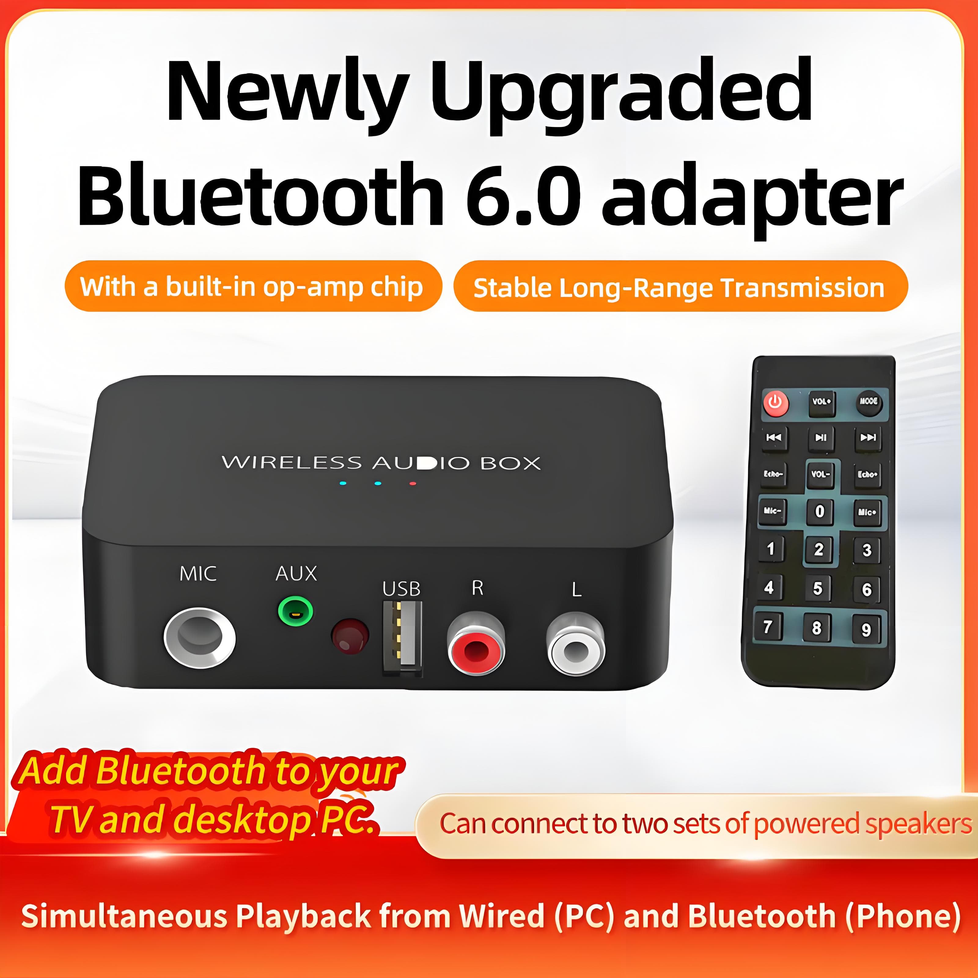 TEMU New 6.0 Bluetooth Receiver, For Audio Amplifiers, Audio Module For Modification Of Old Speakers, Suitable For Vintage Models
