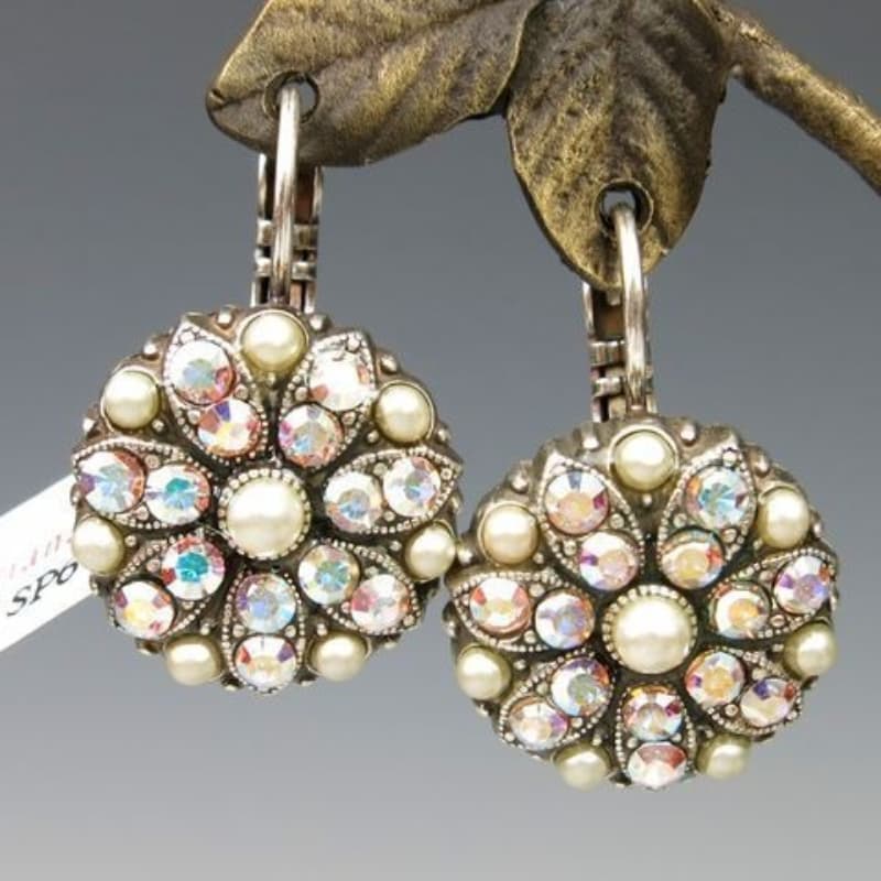 TEMU 2pcs Artisan & Artificial Cluster Earrings Boho Vintage For Retro Wedding Receptions Date Holiday Party Unique Handcrafted Essential Jewelry To Add Artistic Charm To Any Outfit With Multicolor