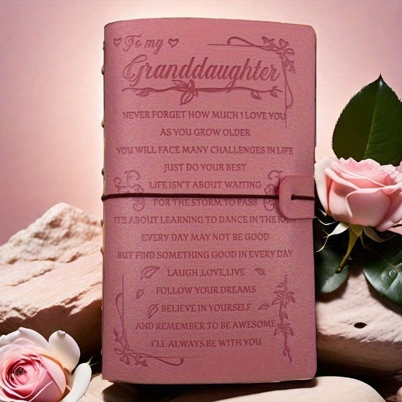 TEMU 1pc Diary Family Notebook, Hearts Thousands Of Miles, Feelings Through Pen And Paper, Traveler Journal Notebook Birthday, Thanksgiving, Christmas Gifts