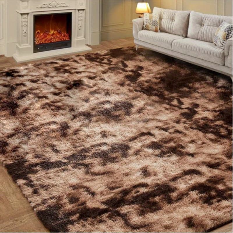 TEMU Fluffy 6x9 Area Rugs For Living Room, Large Living Room Carpet, Big Shaggy Rugs For Bedroom, Thick Fuzzy Dorm Rug, Soft Indoor Floor Rug For Room Decor Aesthetic, Christmas Decoration Home Gifts