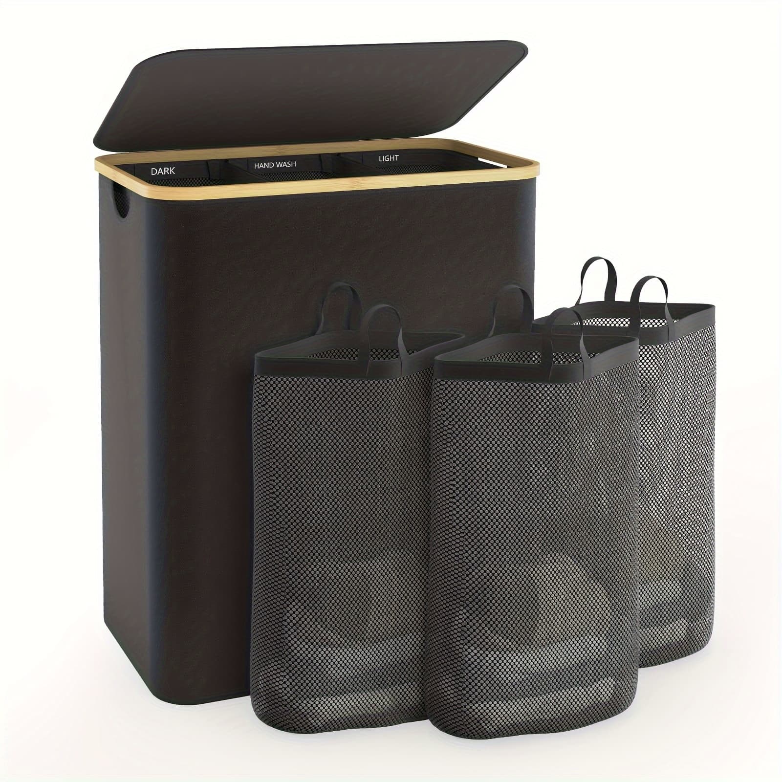 TEMU Laundry Basket With Handles - 160l, Laundry Baskets