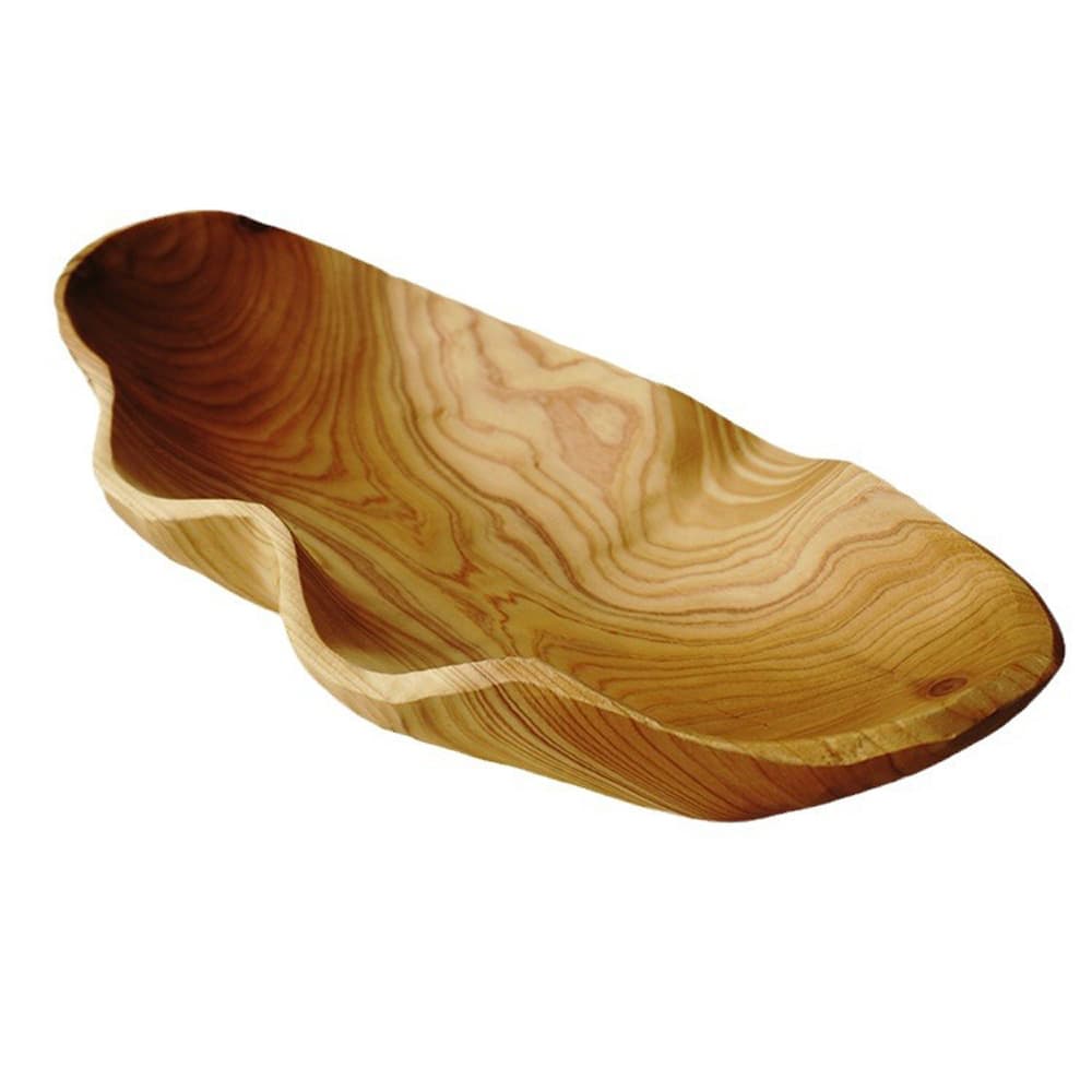 TEMU [elegant Wooden Tray] 1pc Wooden Elegant Tray | Perfect For Fruits, Snacks, And Keys, For Kitchen And Dining Room Decor, Fruit Bowl, And Storage Tray, Non-food Contact