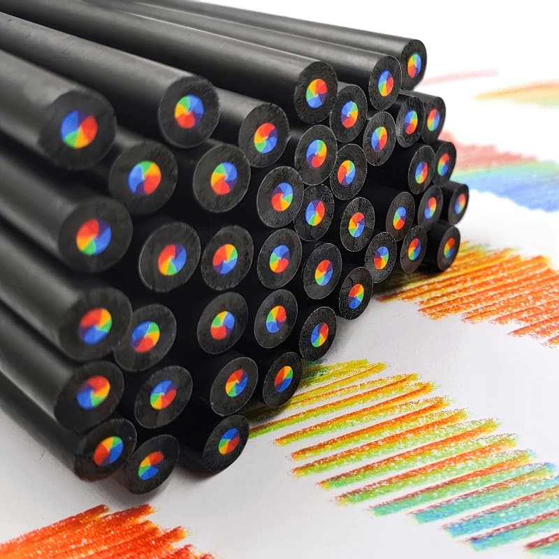 TEMU 36pcs/tube Colored Pencils -7 , 1 Lead, Perfect For Drawing, Doodling Sketching, Coloring, Dly - High Quality Drawing Tool Not
