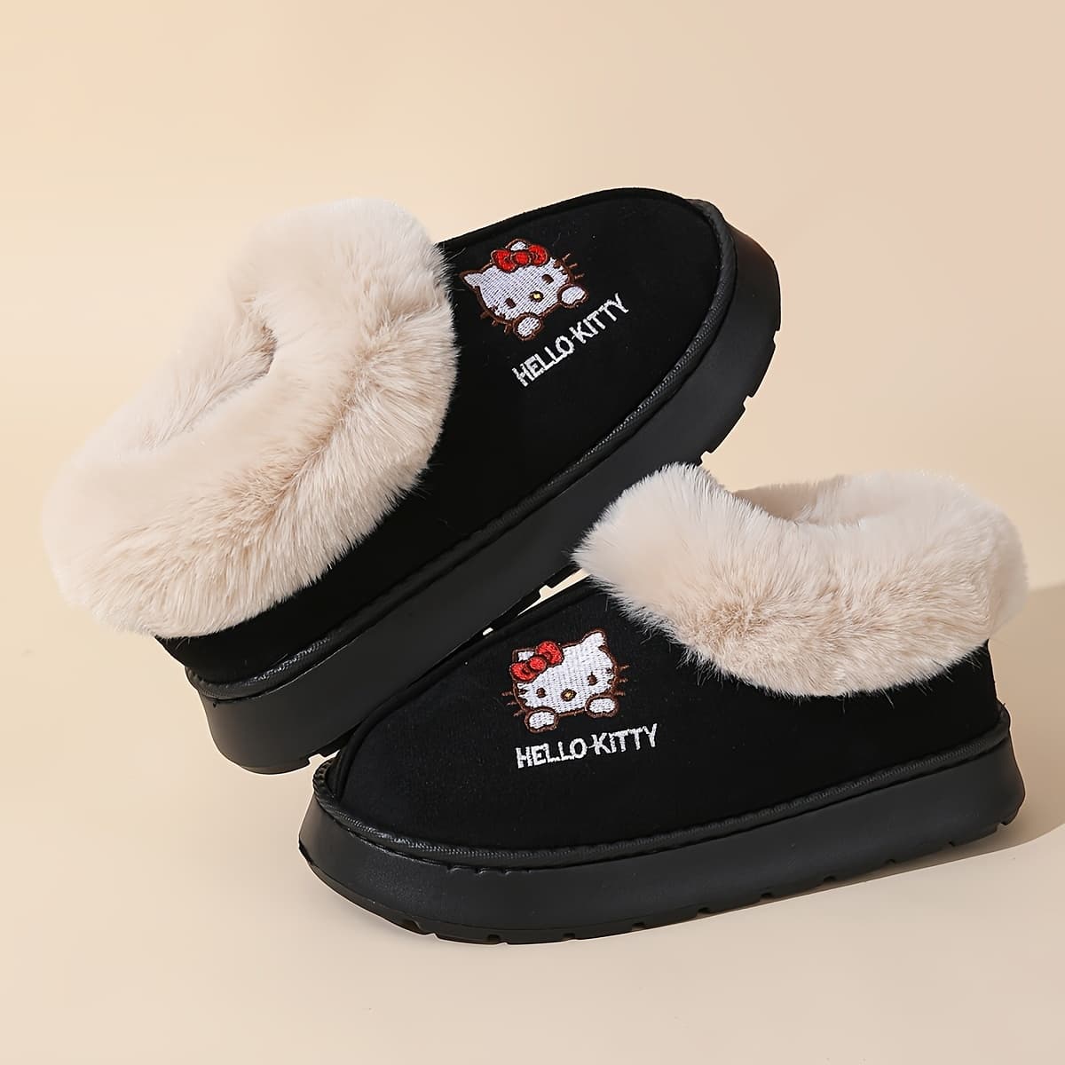 TEMU Women's Cozy -lined Slippers & Ankle Boots With Sole - Thickened Warm Indoor/outdoor, Soft For, Cute Gift Suitable For, Office, And Casual Wear, Women Shoes