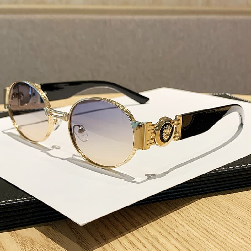 TEMU 2026 New European And Elliptical Frame Women's Men's Trendy Resistant Trend