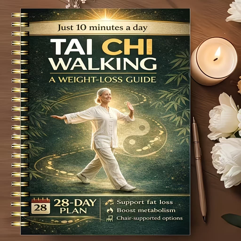 TEMU A 28-day Tai Chi Walking Program For Shedding Pounds: Solely 10 Minutes Daily, With Chair Support For Seniors And Newcomers