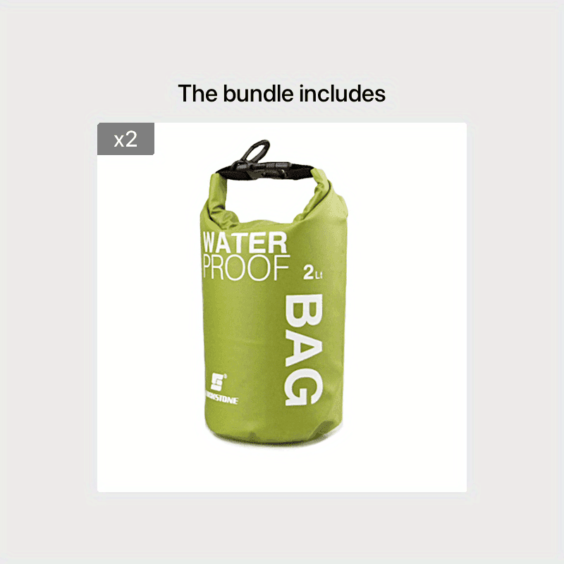 TEMU Stay Dry And Protected: High Quality Dry Bags With Assorted Colors For Kayaking, Boating, Camping, And Fishing