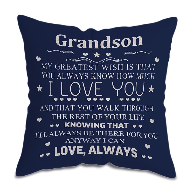 TEMU Inspirational Quotes Double-sided Square Throw Pillow Cover- Soft, Decorative Couch Accent With Zipper Closure- Decor Gift, 44.96x44.96 Cm(pillow Insert Not Included)