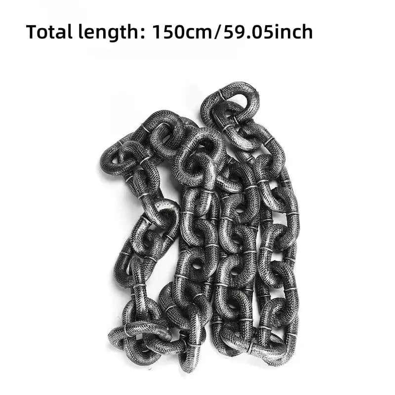 TEMU A 59-inch Halloween-themed Leash, Ideal For Small To Medium Dogs, Perfect For Outdoor And Training, Featuring A Lightweight Polypropylene Chain Design