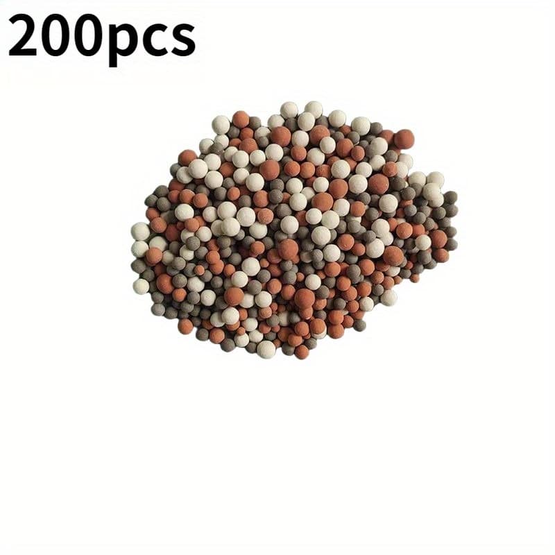TEMU 100pcs/200pcs Aquarium Fish Tank Shrimp Tank Purifying Supplies, Fish Tank Decoration, Suitable For Freshwater Aquarium Mineral Supplement Base Material Decoration Water Purification Ph Balance